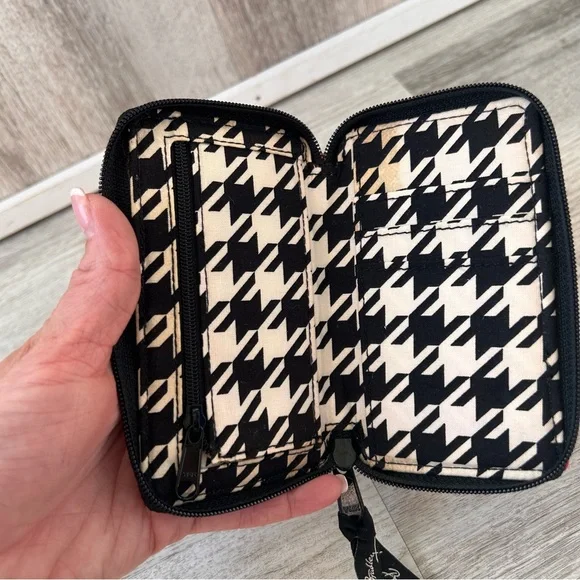 Vera Bradley All In One Zip Around Wristlet Wallet  Bittersweet pattern Floral - Picture 5 of 8